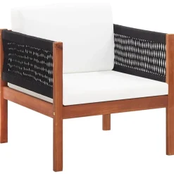 MAISON EXCLUSIVE - Salon de jardin 4 pcs bois d'acacia solide