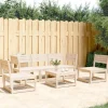 MAISON EXCLUSIVE - Salon de jardin 5 pcs bois de pin massif