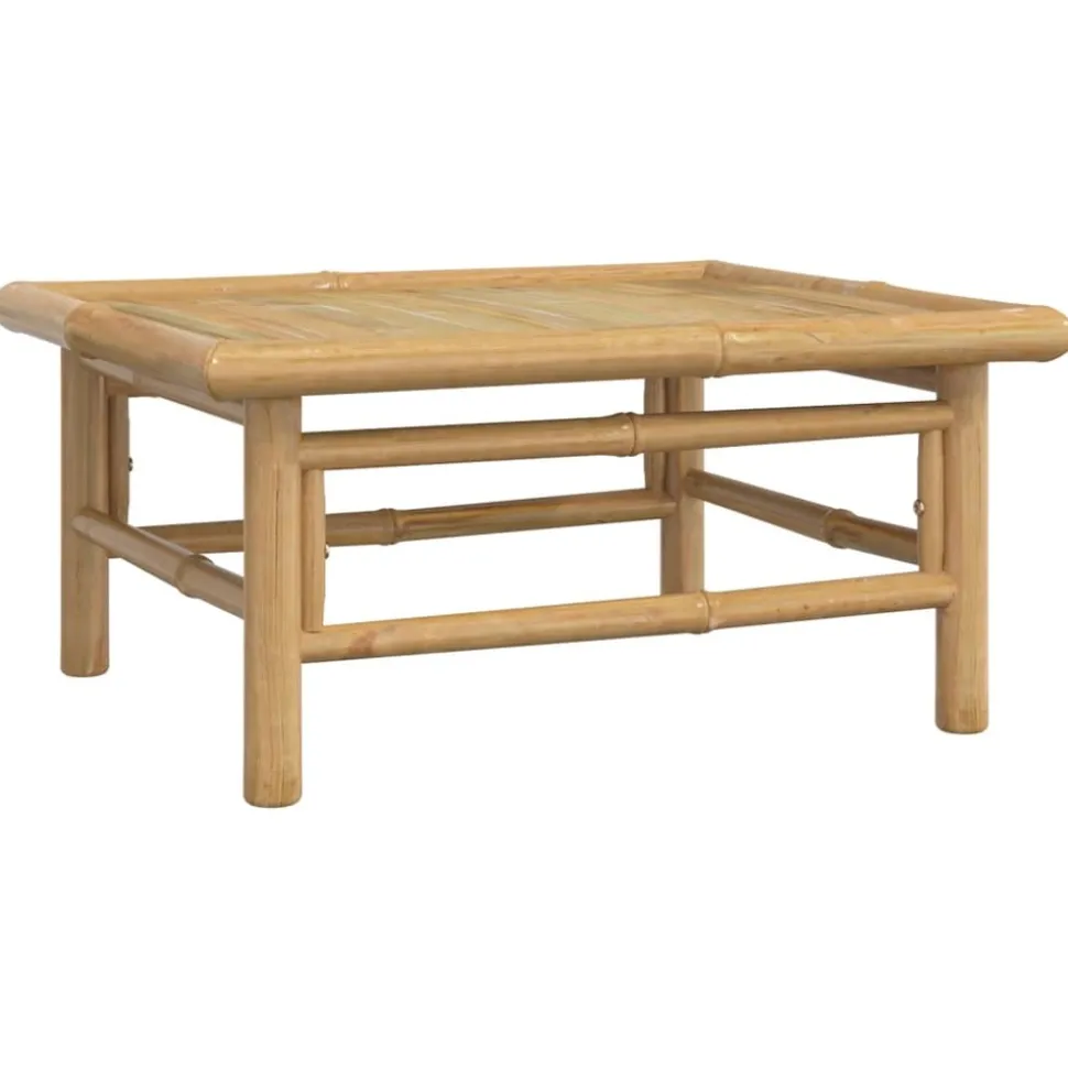 MAISON EXCLUSIVE - Salon de jardin 5 pcs avec coussins vert bambou