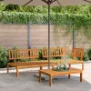 MAISON EXCLUSIVE - Salon palette de jardin 3 pcs bois d'acacia massif