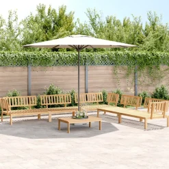 MAISON EXCLUSIVE - Salon palette de jardin 6 pcs bois d'acacia massif