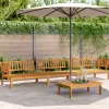 MAISON EXCLUSIVE - Salon palette de jardin 4 pcs bois d'acacia massif