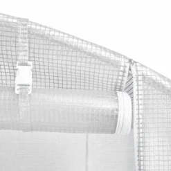 MAISON EXCLUSIVE - Serre avec cadre en acier blanc 66 m² 22x3x2 m