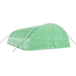 MAISON EXCLUSIVE - Serre avec cadre en acier vert 60 m² 10x6x2,85 m