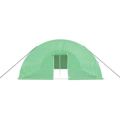 MAISON EXCLUSIVE - Serre avec cadre en acier vert 60 m² 10x6x2,85 m