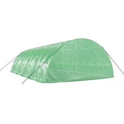 MAISON EXCLUSIVE - Serre avec cadre en acier vert 60 m² 10x6x2,85 m