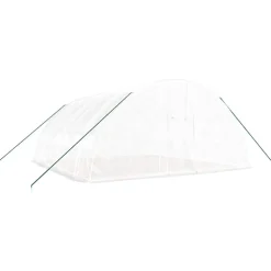 MAISON EXCLUSIVE - Serre avec cadre en acier blanc 36 m² 6x6x2,85 m