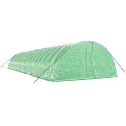 MAISON EXCLUSIVE - Serre avec cadre en acier vert 108 m² 18x6x2,85 m