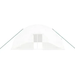 MAISON EXCLUSIVE - Serre avec cadre en acier blanc 84 m² 14x6x2,85 m