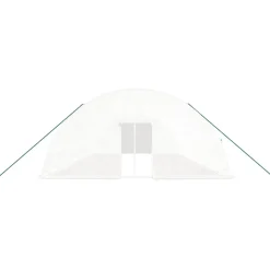 MAISON EXCLUSIVE - Serre avec cadre en acier blanc 72 m² 12x6x2,85 m