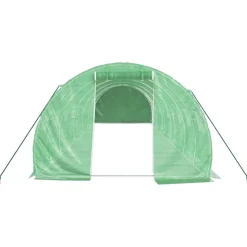 MAISON EXCLUSIVE - Serre avec cadre en acier vert 30 m² 10x3x2 m