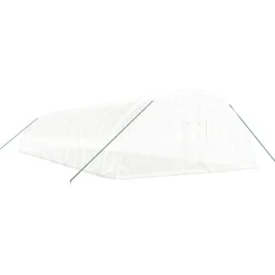 MAISON EXCLUSIVE - Serre avec cadre en acier blanc 96 m² 16x6x2,85 m