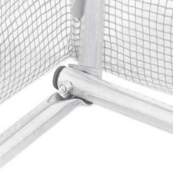 MAISON EXCLUSIVE - Serre avec cadre en acier blanc 96 m² 16x6x2,85 m