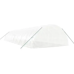 MAISON EXCLUSIVE - Serre avec cadre en acier blanc 108 m² 18x6x2,85 m