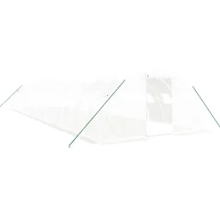 MAISON EXCLUSIVE - Serre avec cadre en acier blanc 56 m² 14x4x2 m