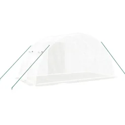 MAISON EXCLUSIVE - Serre avec cadre en acier blanc 8 m² 4x2x2 m