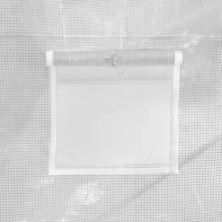 MAISON EXCLUSIVE - Serre avec cadre en acier blanc 8 m² 4x2x2 m