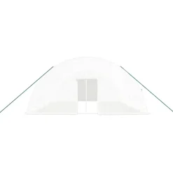 MAISON EXCLUSIVE - Serre avec cadre en acier blanc 48 m² 8x6x2,85 m