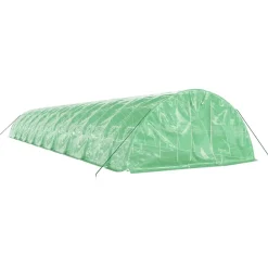 MAISON EXCLUSIVE - Serre avec cadre en acier vert 100 m² 20x5x2,3 m