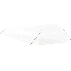 MAISON EXCLUSIVE - Serre avec cadre en acier blanc 80 m² 20x4x2 m