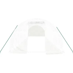 MAISON EXCLUSIVE - Serre avec cadre en acier blanc 30 m² 10x3x2 m