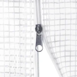 MAISON EXCLUSIVE - Serre avec cadre en acier blanc 30 m² 10x3x2 m