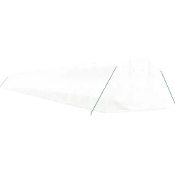 MAISON EXCLUSIVE - Serre avec cadre en acier blanc 72 m² 24x3x2 m