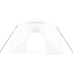 MAISON EXCLUSIVE - Serre avec cadre en acier blanc 72 m² 24x3x2 m