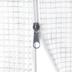 MAISON EXCLUSIVE - Serre avec cadre en acier blanc 12 m² 4x3x2 m