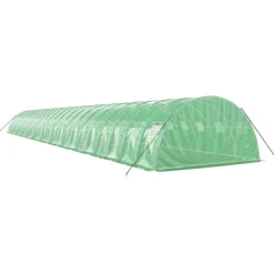 MAISON EXCLUSIVE - Serre avec cadre en acier vert 96 m² 24x4x2 m