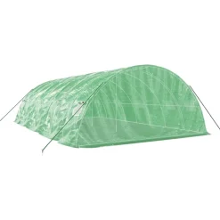 MAISON EXCLUSIVE - Serre avec cadre en acier vert 40 m² 8x5x2,3 m