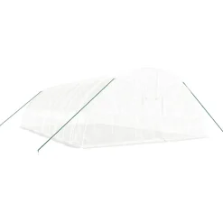 MAISON EXCLUSIVE - Serre avec cadre en acier blanc 60 m² 10x6x2,85 m