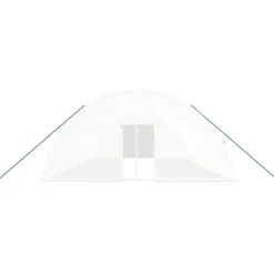 MAISON EXCLUSIVE - Serre avec cadre en acier blanc 60 m² 10x6x2,85 m