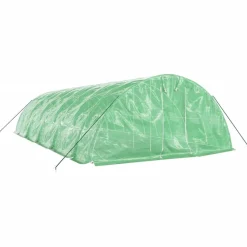 MAISON EXCLUSIVE - Serre avec cadre en acier vert 50 m² 10x5x2,3 m