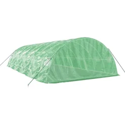 MAISON EXCLUSIVE - Serre avec cadre en acier vert 50 m² 10x5x2,3 m