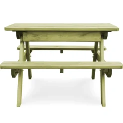 MAISON EXCLUSIVE - Table de pique-nique pour enfants avec bancs pinède imprégnée