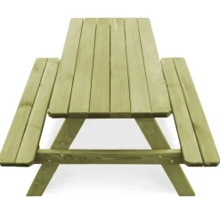 MAISON EXCLUSIVE - Table de pique-nique pour enfants avec bancs pinède imprégnée