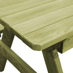 MAISON EXCLUSIVE - Table de pique-nique pour enfants avec bancs pinède imprégnée