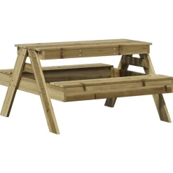 MAISON EXCLUSIVE - Table de pique-nique pour enfants bois de pin imprégné