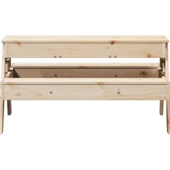 MAISON EXCLUSIVE - Table de pique-nique avec bac à sable pour enfants pin massif