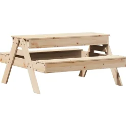 MAISON EXCLUSIVE - Table de pique-nique avec bac à sable pour enfants pin massif