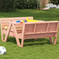 MAISON EXCLUSIVE - Table de pique-nique pour enfants bois massif de douglas