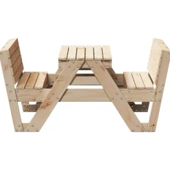 MAISON EXCLUSIVE - Table de pique-nique pour enfants 88x122x58 cm bois massif pin
