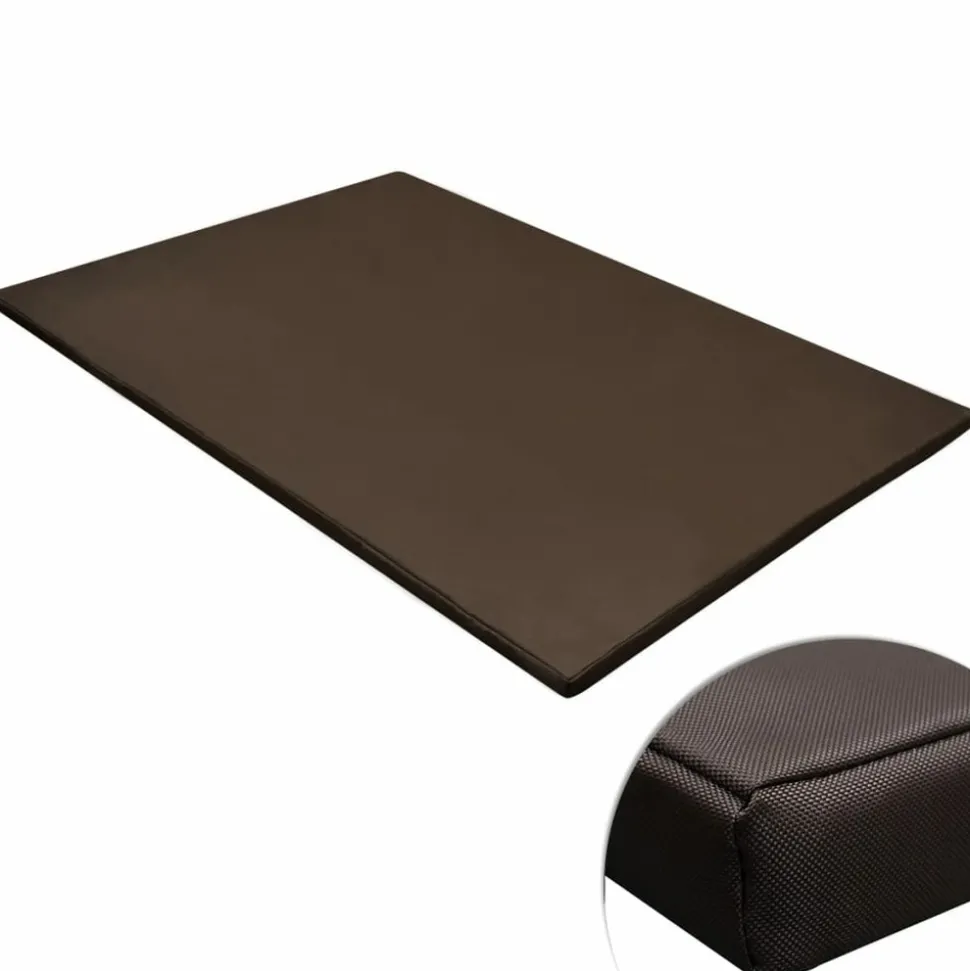MAISON EXCLUSIVE - Tapis plat pour chiens rectangulaire marron taille xl