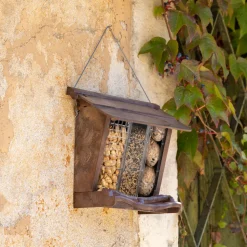 Mangeoire d'extérieur pour oiseaux sauvages jok 11, abri pour oiseaux, adaptée pour nourriture graines petites noisettes
