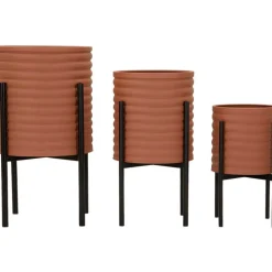 MAURO FERRETTI - Set de 3 cache-pots en métal milly