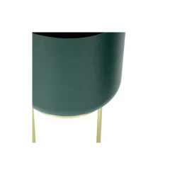 MAURO FERRETTI - Set de 2 cache-pots en métal coloré grent sour