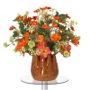 MAXIFLEUR - Bouquet artificiel dans vase tulipe caroline monaco 55 cm