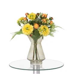 MAXIFLEUR - Bouquet d'art artisanal frieda bern 35cm jaune