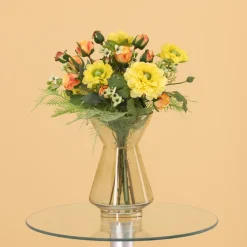 MAXIFLEUR - Bouquet d'art artisanal frieda bern 35cm jaune